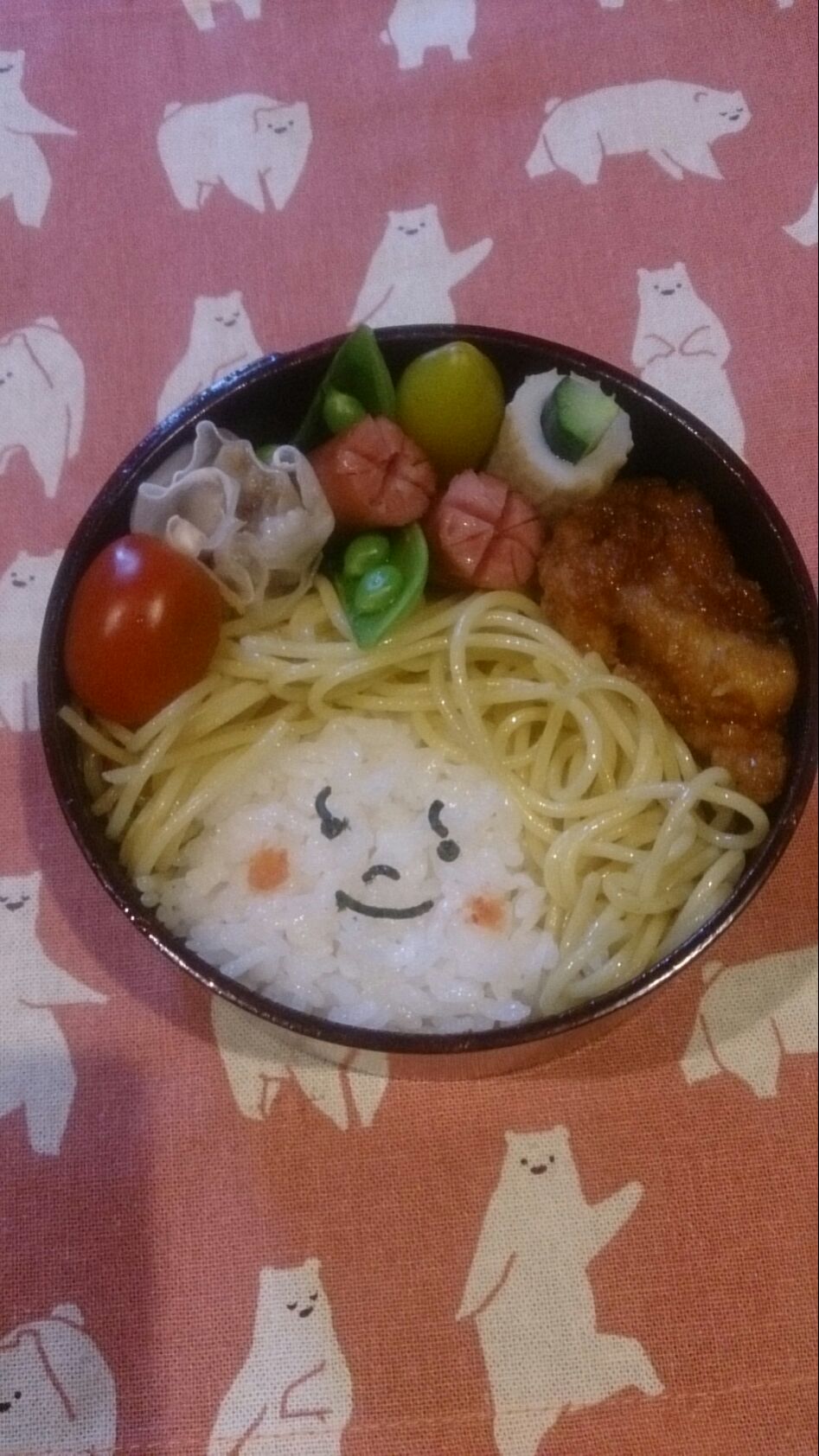 ロングヘアーガールのお弁当