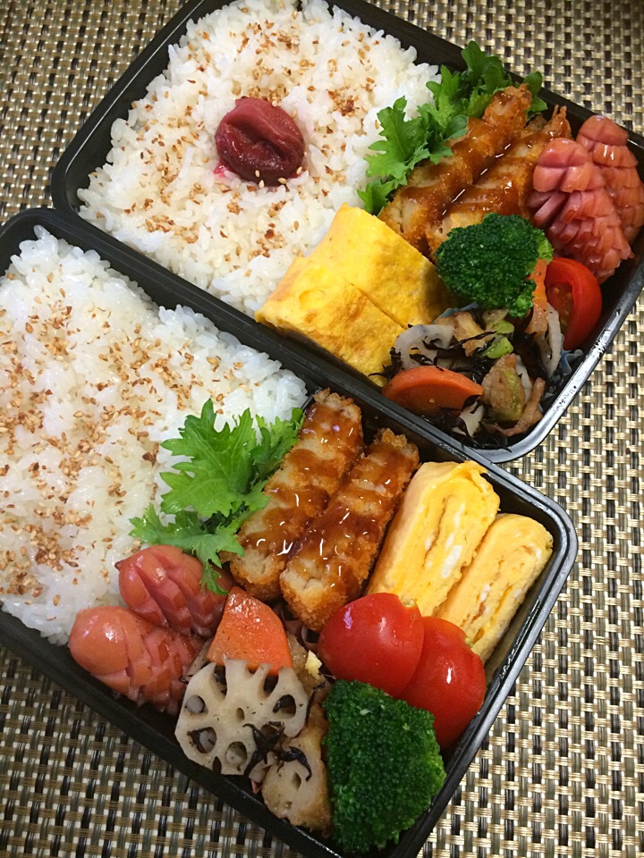 父さん&息子のお弁当〜♬*ﾟ