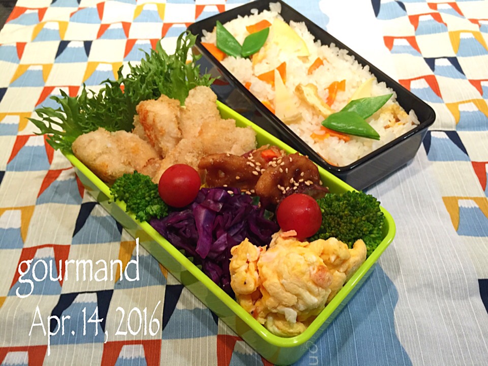 2016.4.14 息子お弁当♪