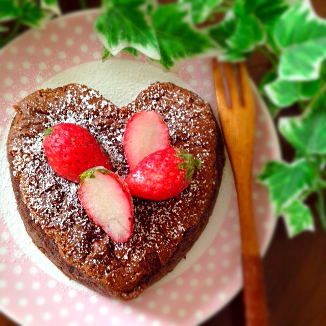 くららさんの料理 ブランデーココアケーキ❤