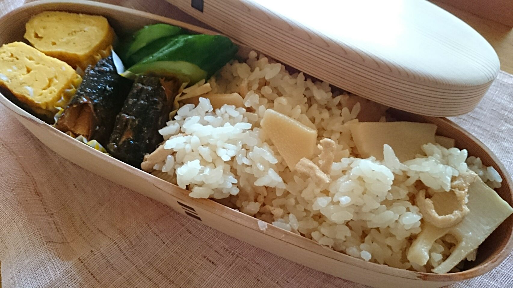 タケノコご飯弁当