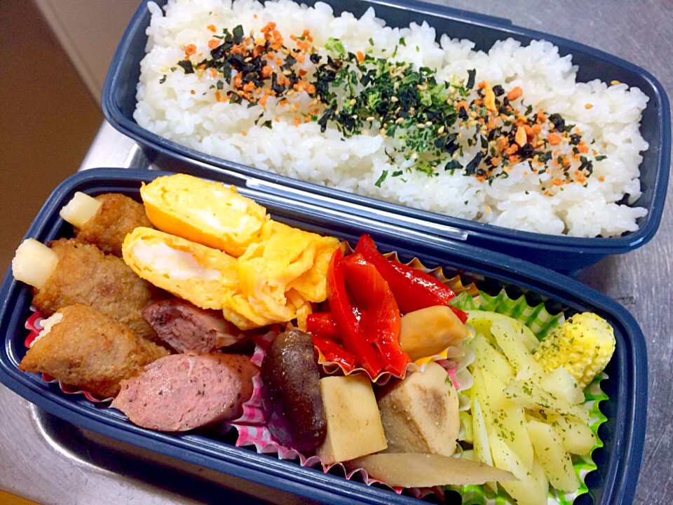 常備菜フル活用弁当