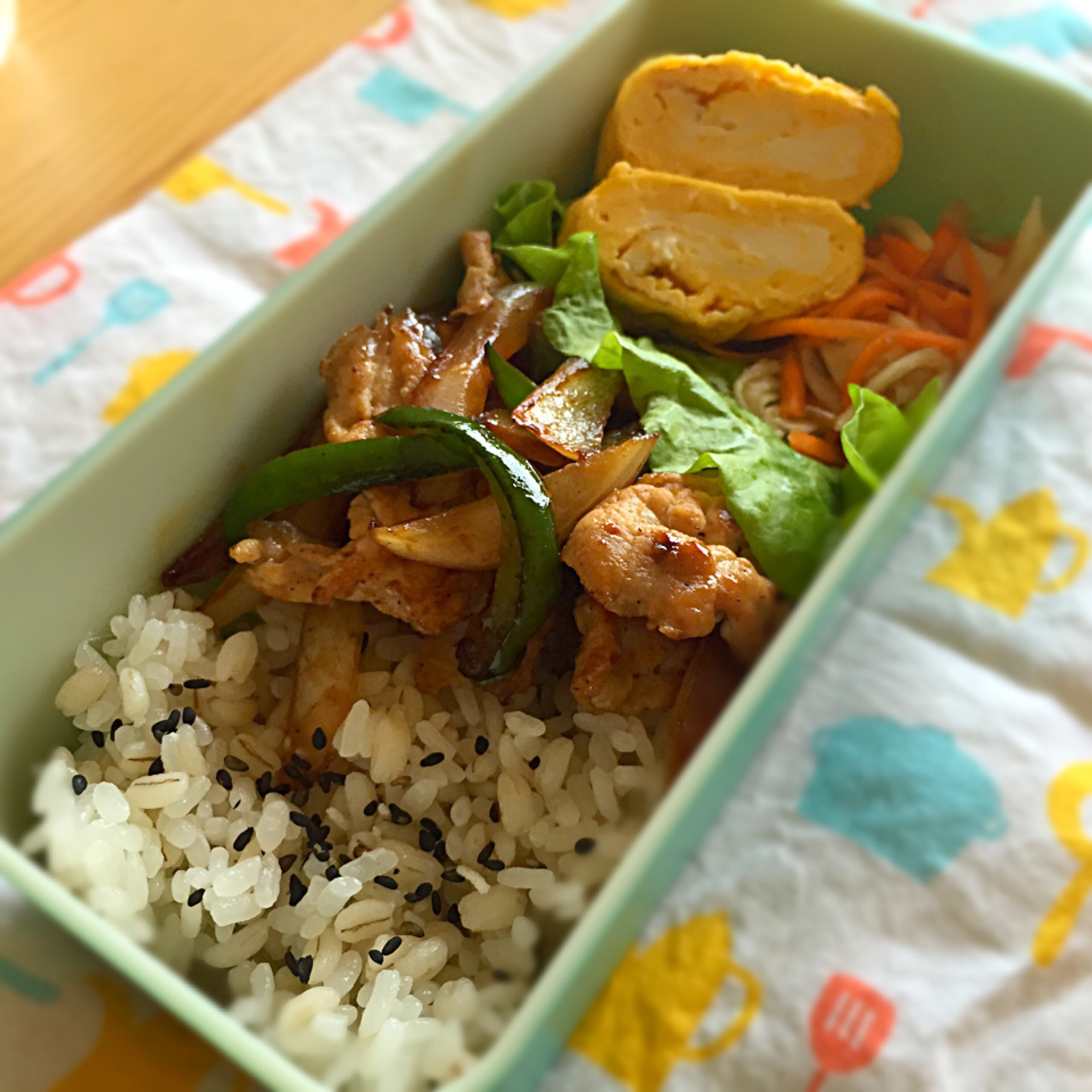 お弁当◎ もち麦ご飯炊いてみました〜?✨