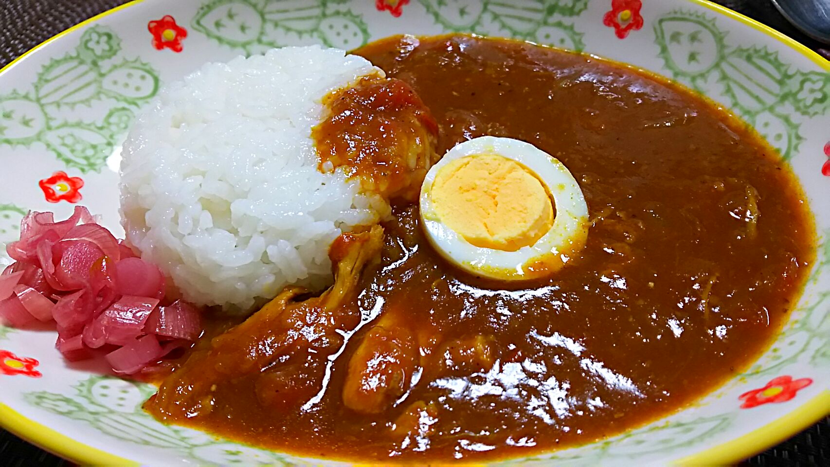 トマトチキンカレー❤