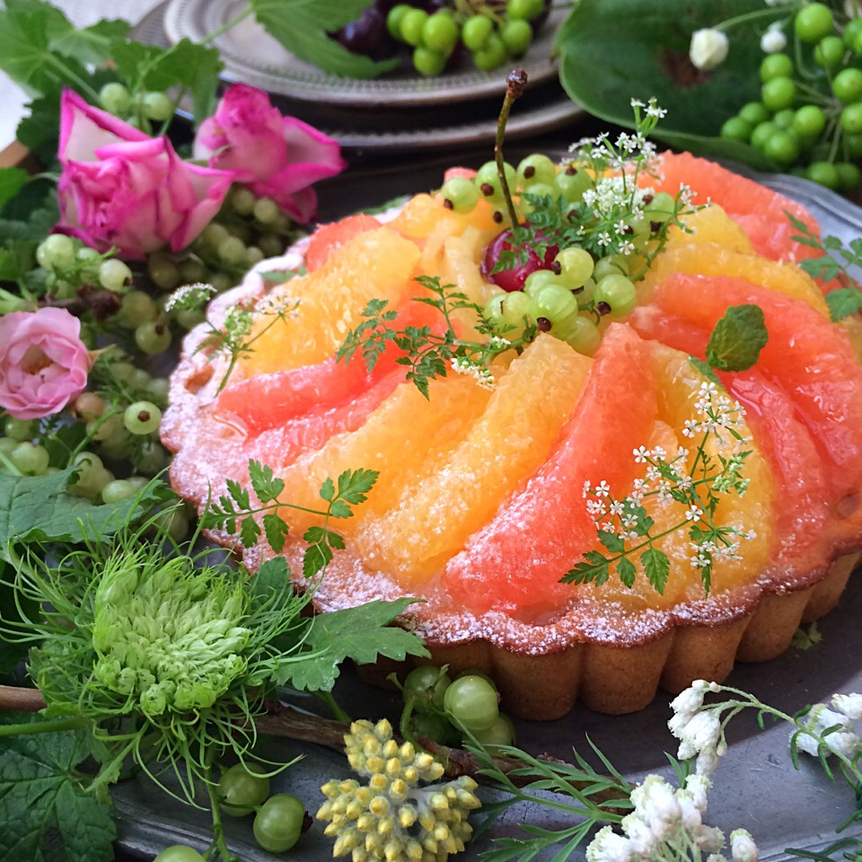 ?Citrus Fruits Tart?