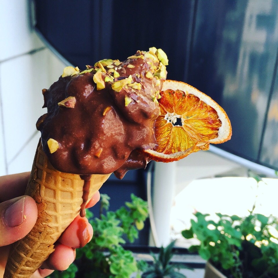 vegan chocolate ice cream 動物性脂肪未使用