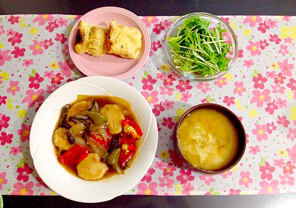 ベジ料理♡豆腐の酢豚のご飯