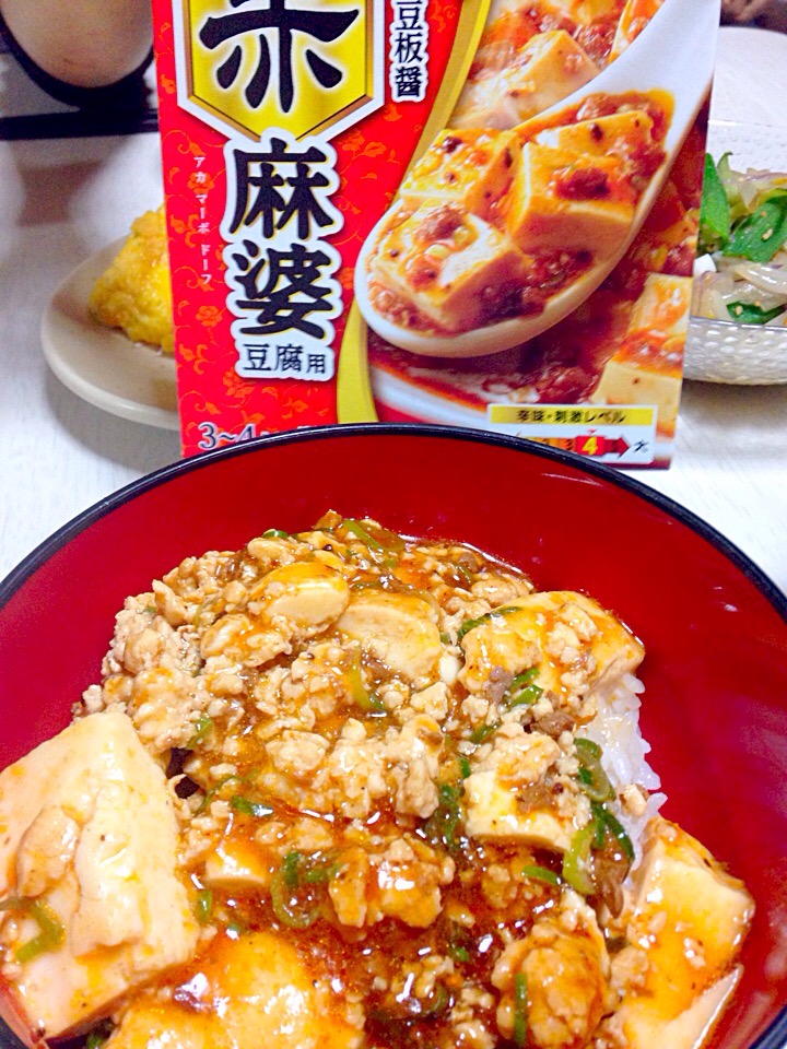 赤麻婆丼