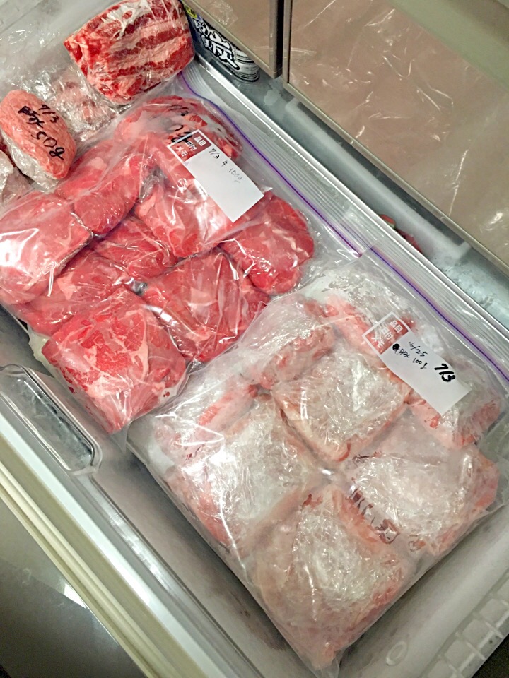 各肉 100g 小分け冷凍