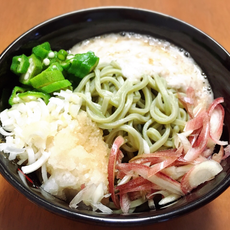 ぶっかけずんだトロロ蕎麦