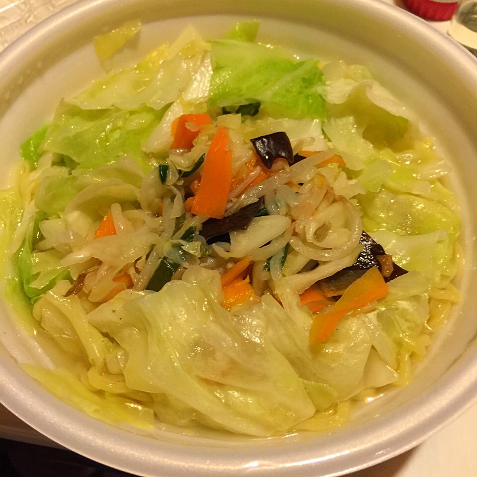 野菜盛りタンメン(◍•ڡ•◍)❤