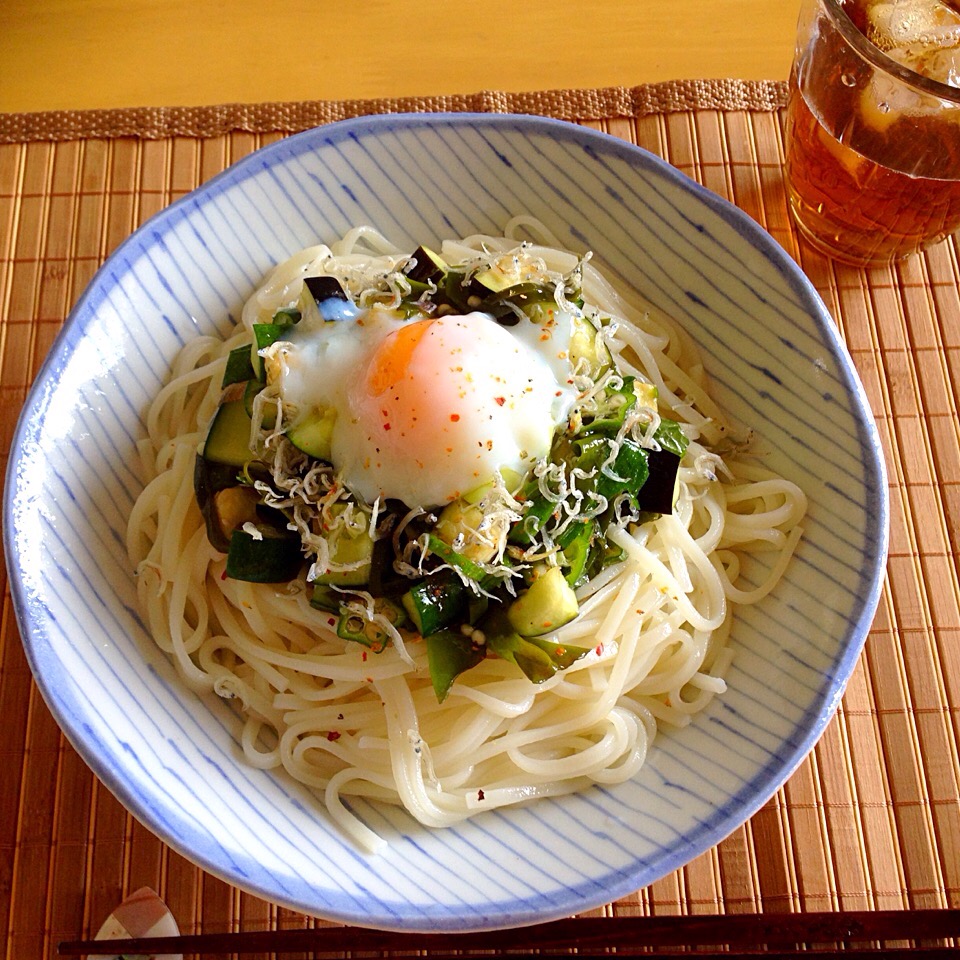 山形名物  だし  かけ冷うどん