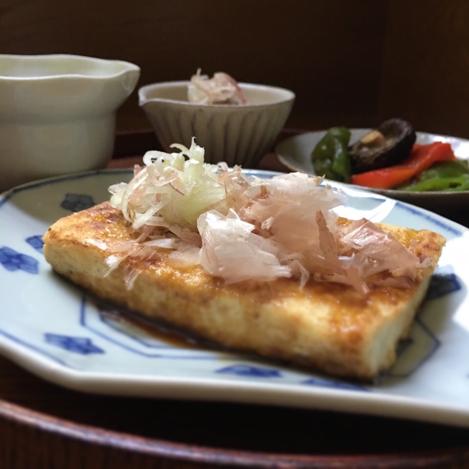 豆腐ステーキ、和食に合うグルメだれで！