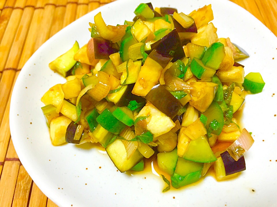 簡単☆夏野菜で山形のだし