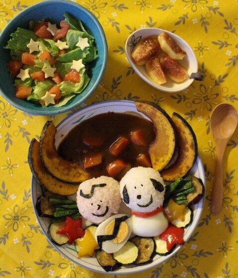 snoopy? summer vegetable curry ‼︎