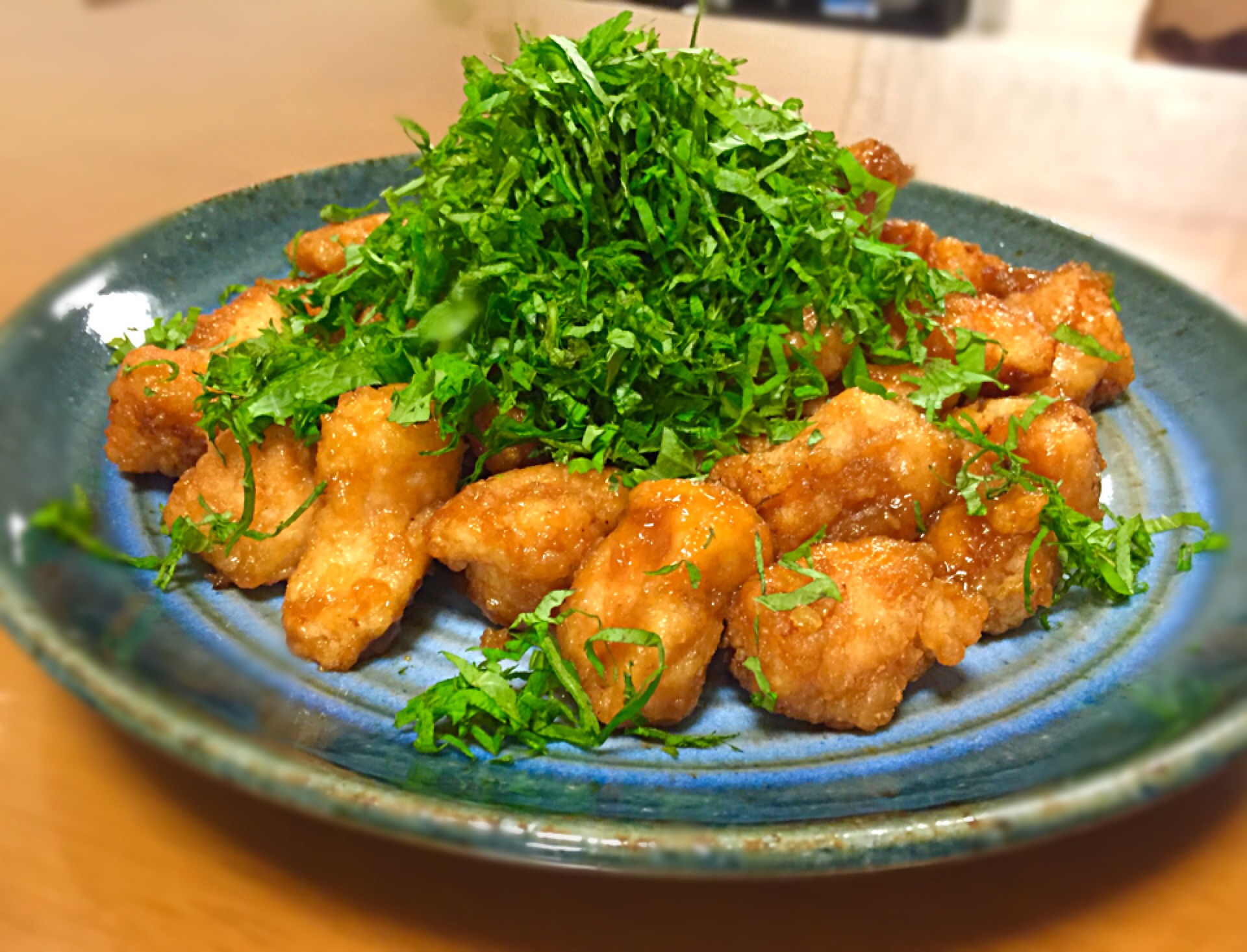 鶏胸肉のしっとり〜梅ダレ唐揚げ