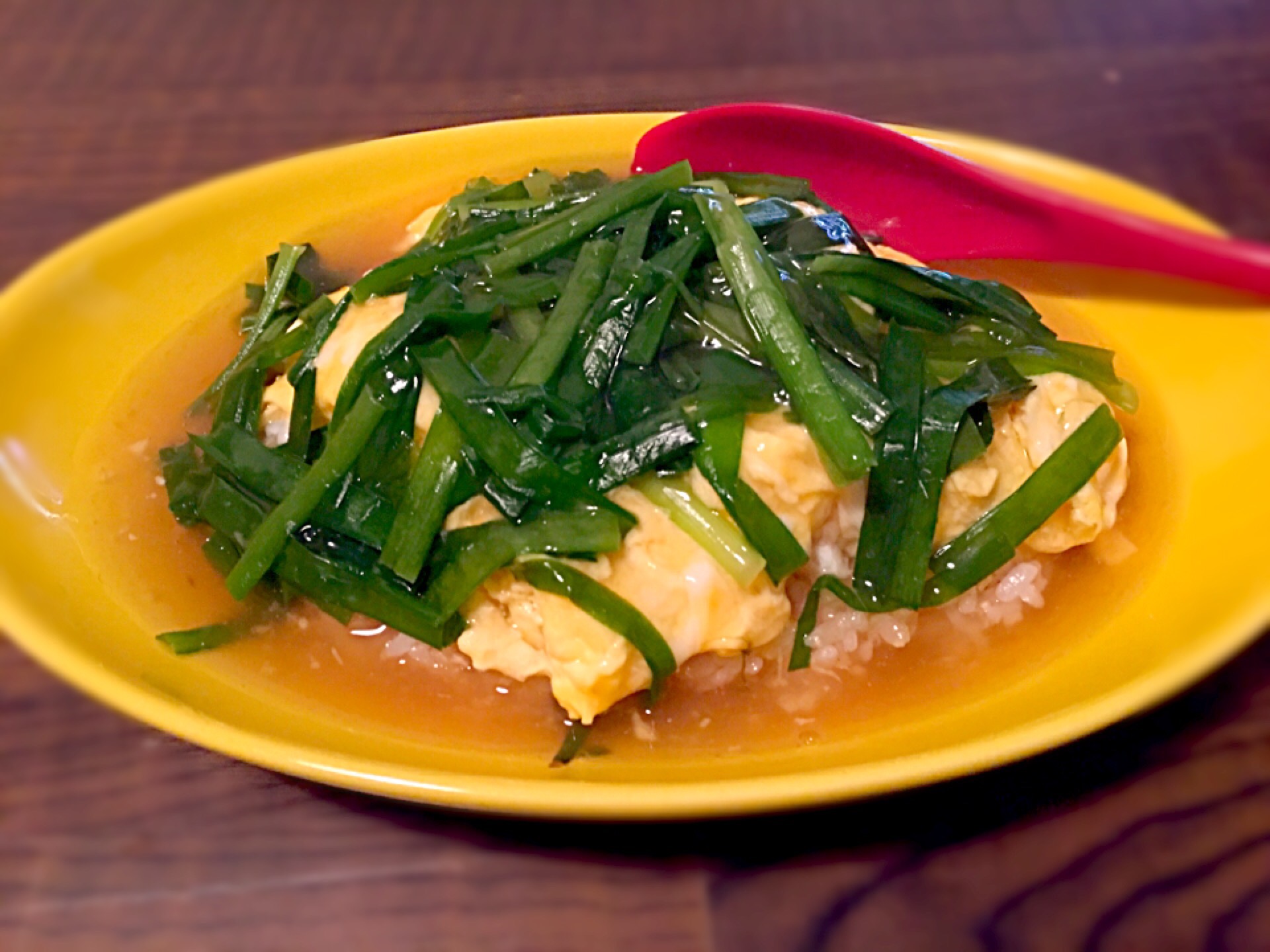 夏バテ解消ニラ玉丼