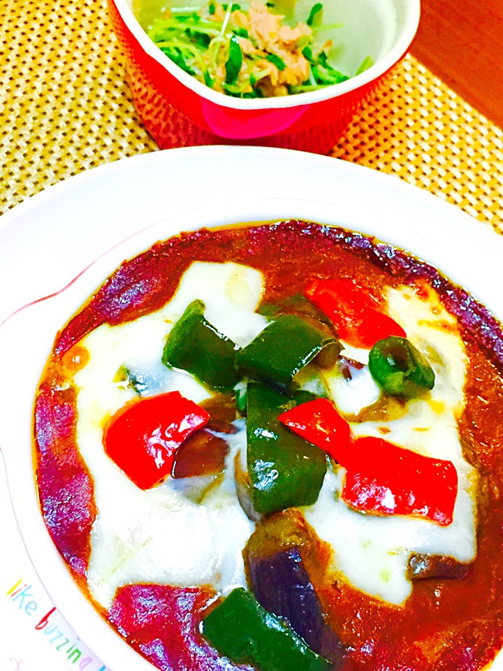 夏野菜焼きカレー