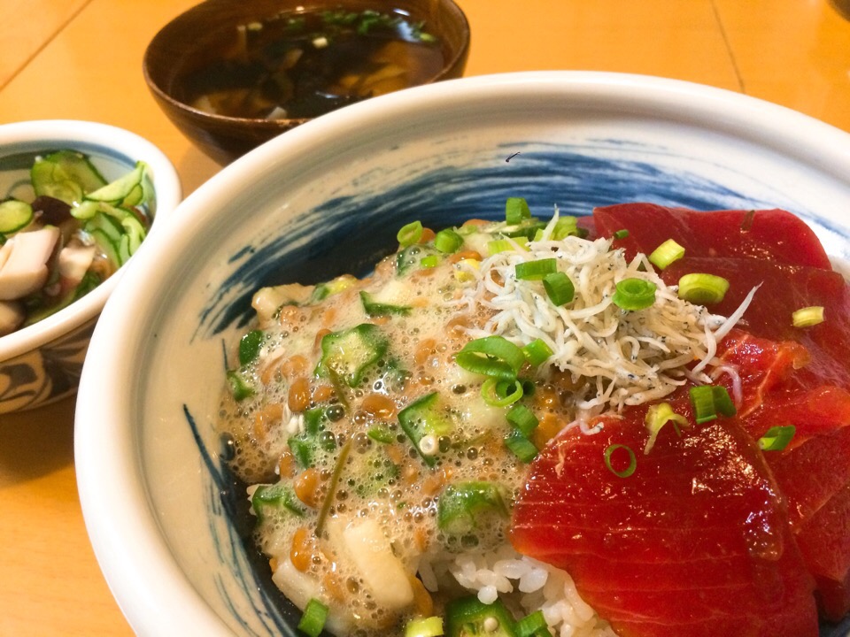 ネバネバ鮪づけ丼