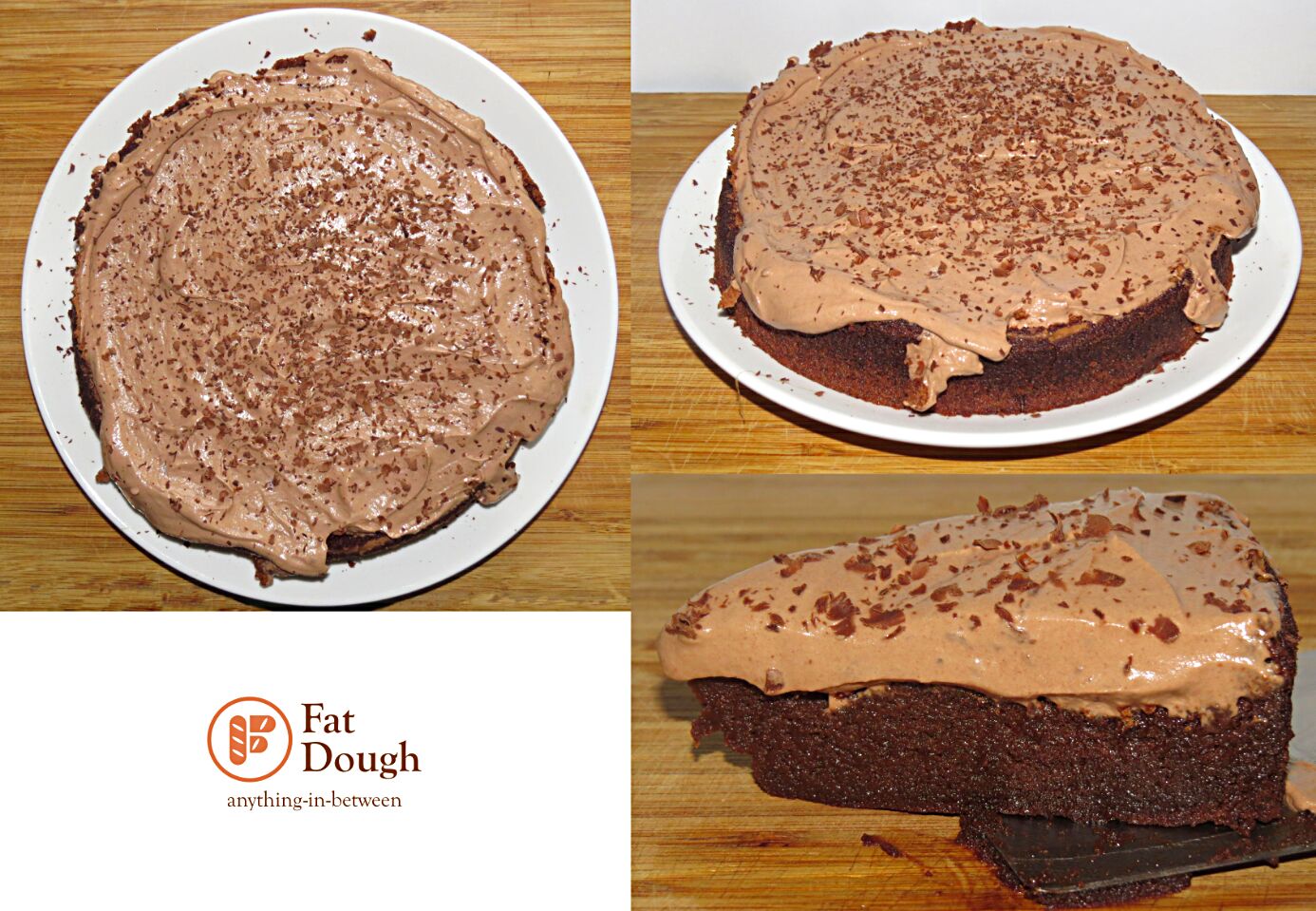 Awesome Fallen Chocolate Cake With Chocolate Whipped Cream