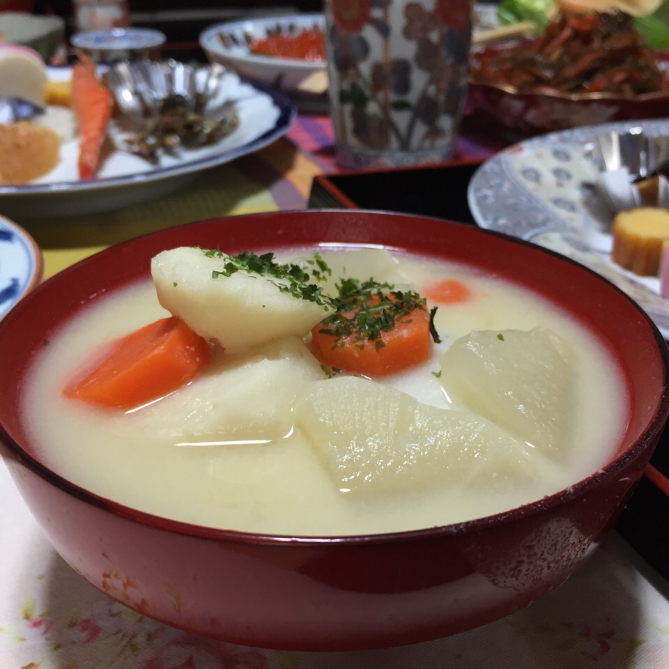 香川の白味噌雑煮