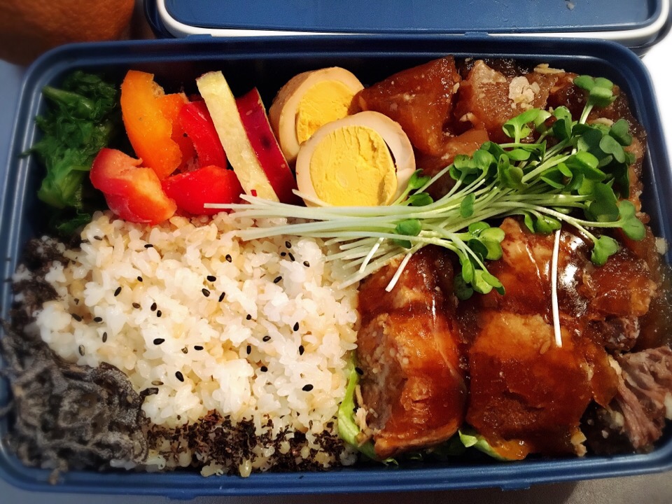 #角煮弁当