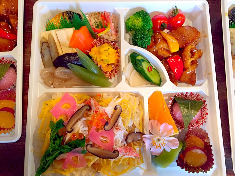 老人会さん用のお花見弁当