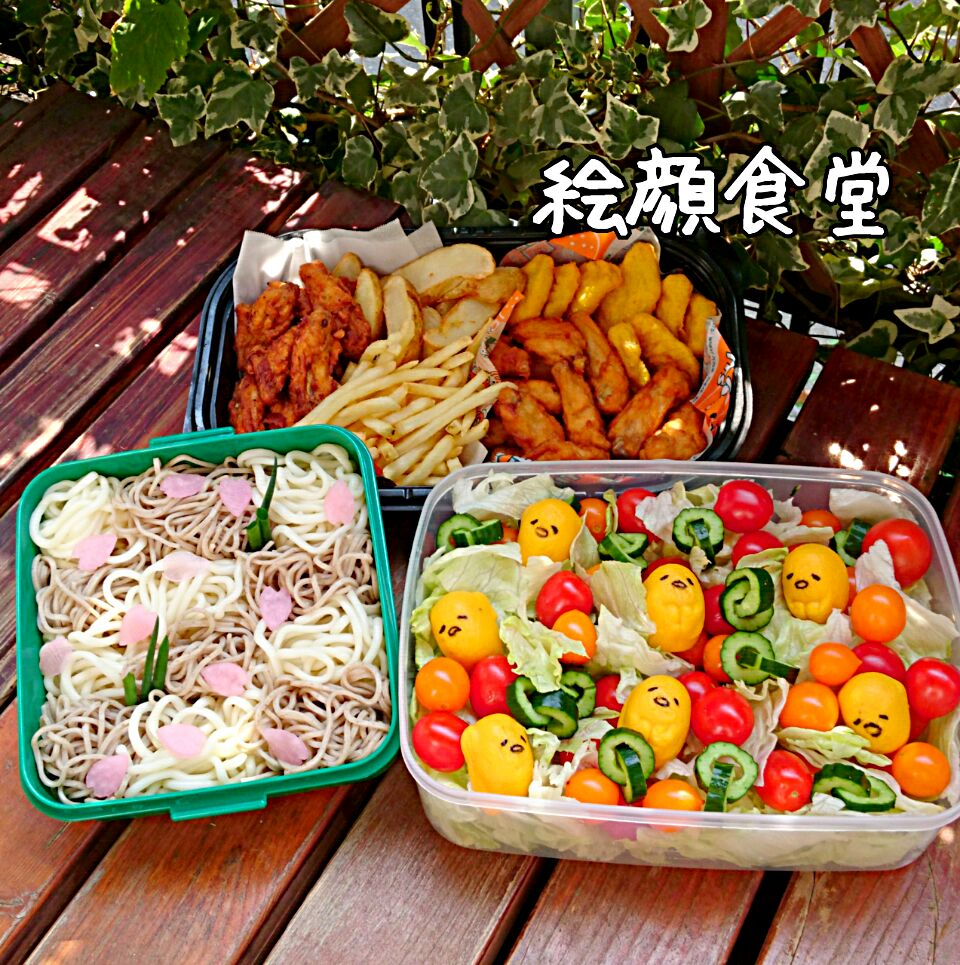 お花見弁当?