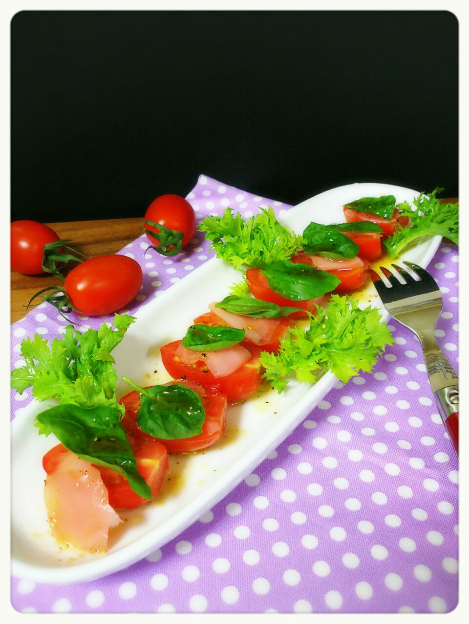 ?トマトのガリsalad•*¨*•.¸¸☆*･ﾟ?