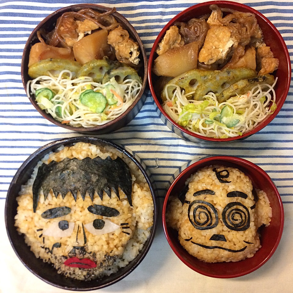 vegan弁当
変なおじさん&加トちゃん