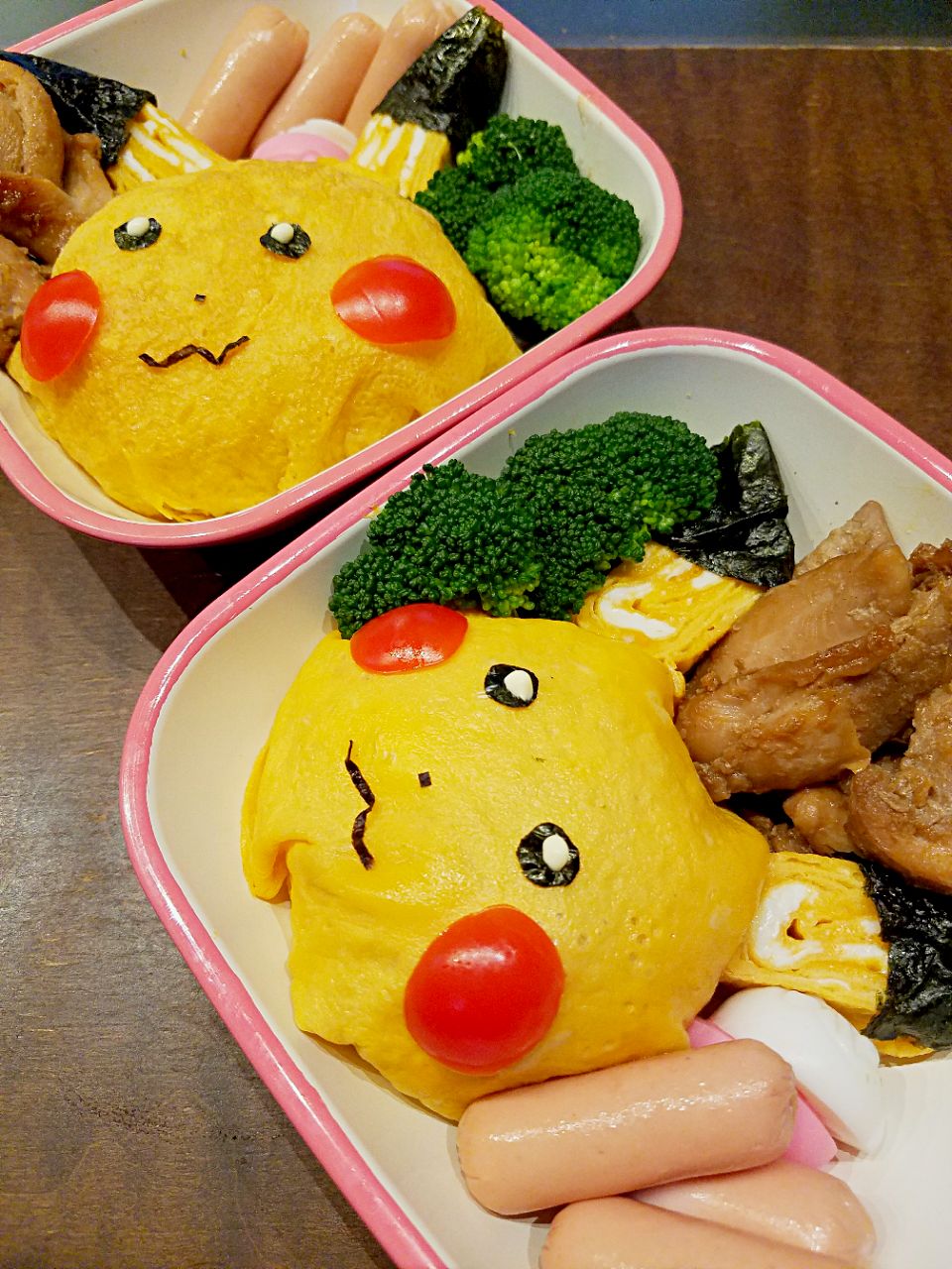 ピカチュウ花見弁当☆次女リクエスト