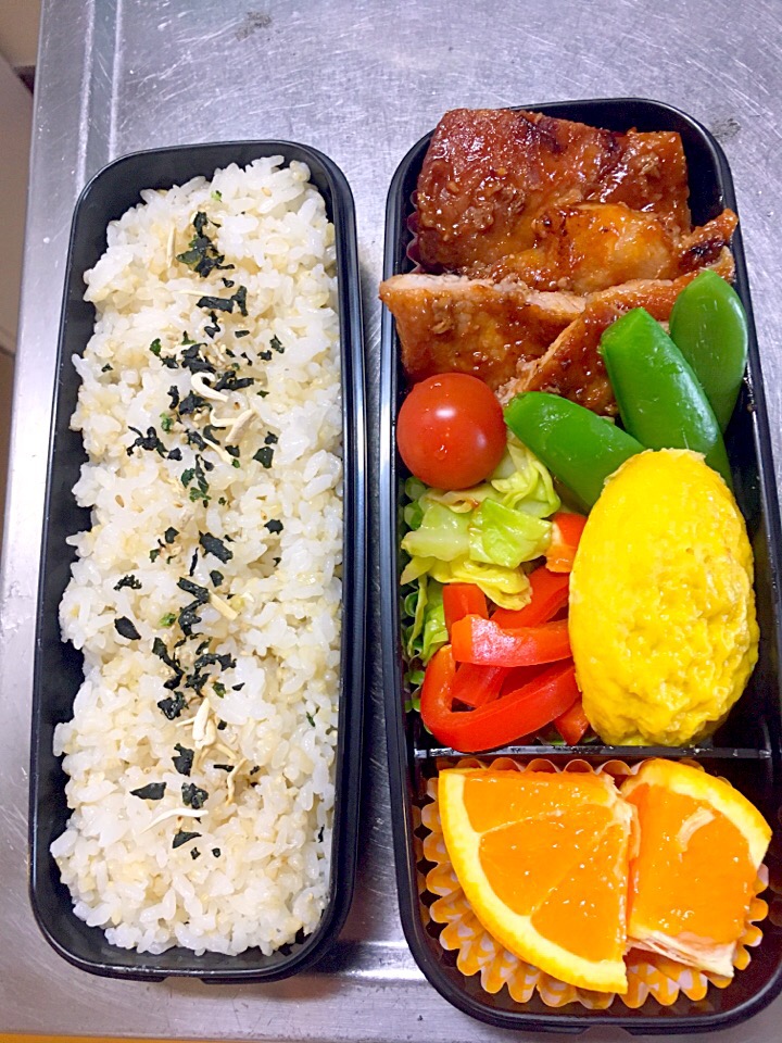 本日の息子弁当