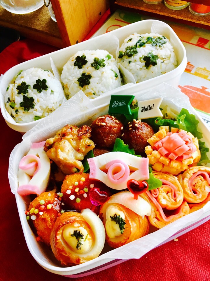 #息子弁当??