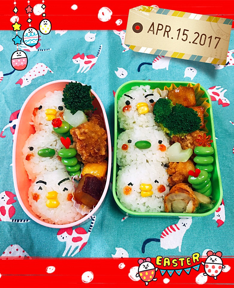 2017/4/15  土曜日お弁当 #イースター