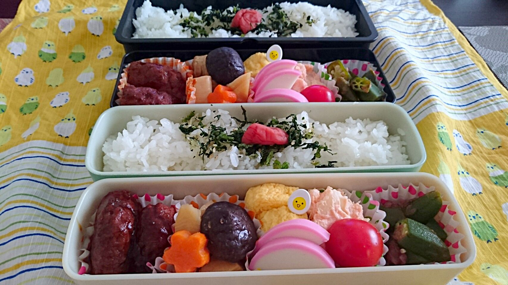 ハンバーグ弁当！