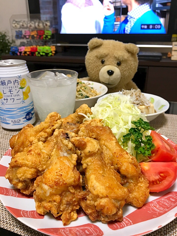 手羽元唐揚げ🍗