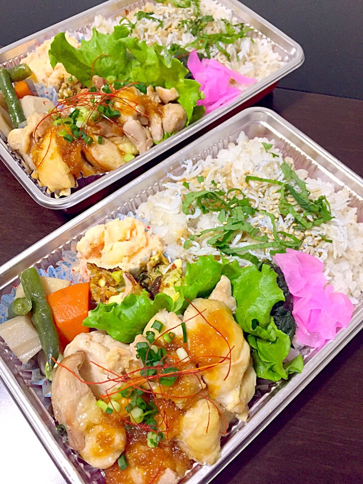 #チキンおろしポン酢弁当#お弁当#男子弁当 #男飯