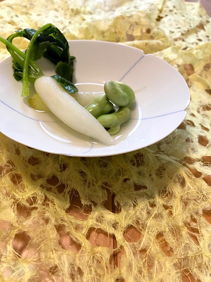 鎌倉野菜の可愛い大根とそら豆のこぶおろしツユサッと煮 こぶおろしグランプリ17 ヤマサ醤油株式会社