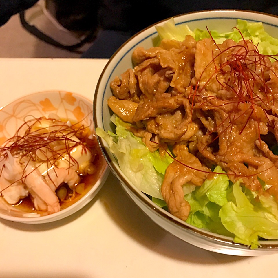 スタミナ丼(◍•ڡ•◍)❤