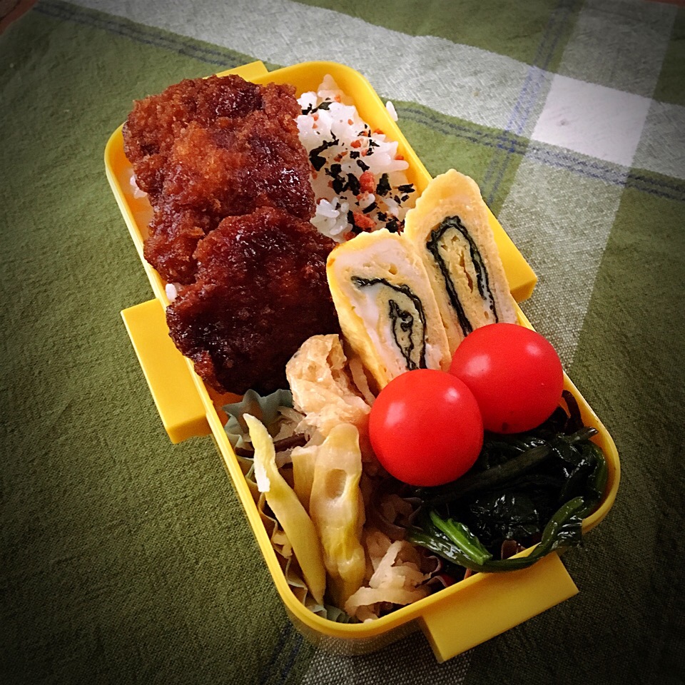 #お弁当 #お昼ご飯 #卵焼き 

6.23 今日のお弁当〜?