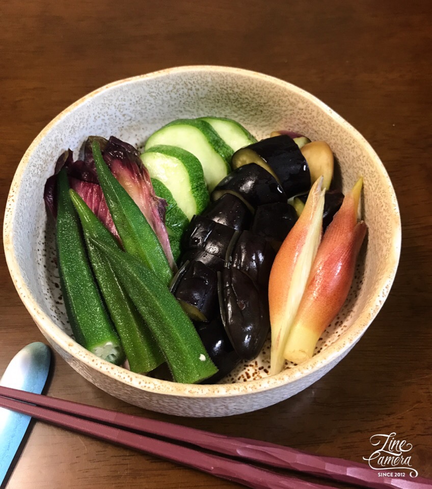 咲きちゃん1100投稿おめでとう㊗️ 咲きちゃんさんの料理 オクラの山葵生姜漬け