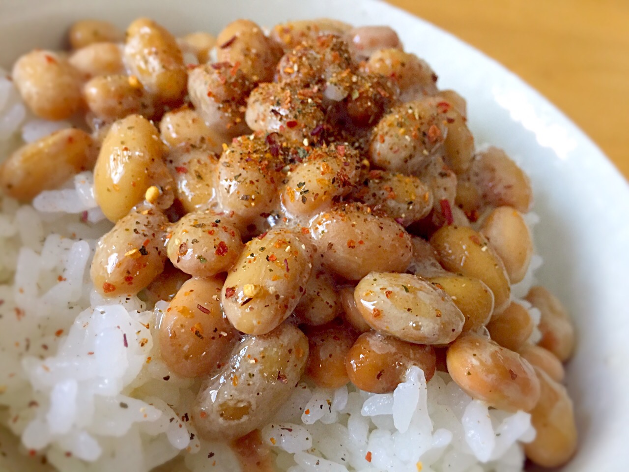 手作り納豆で、朝食納豆ご飯☆