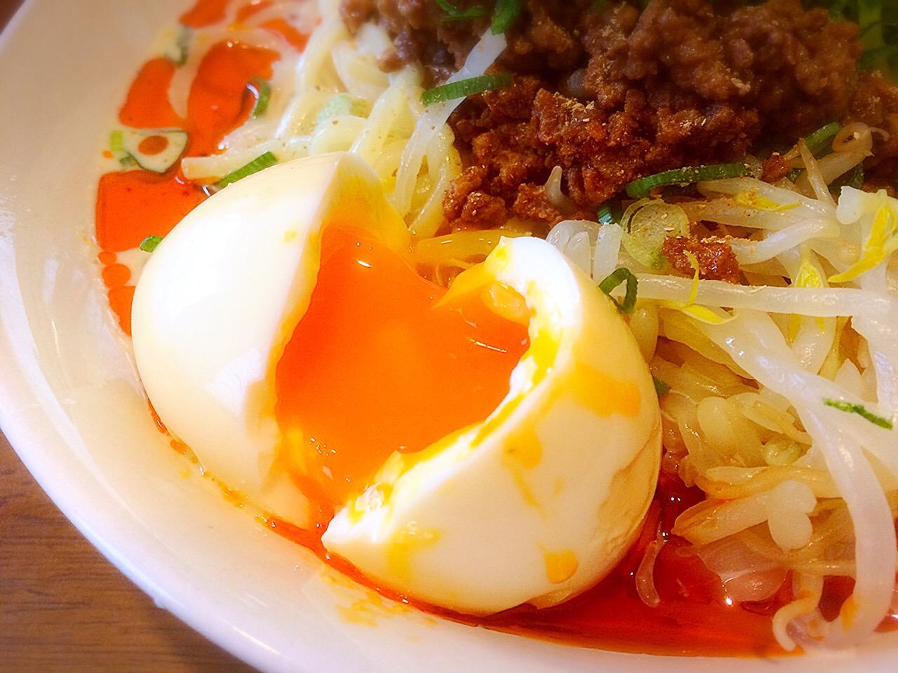 トッピングはとろりんタイプの味玉♡