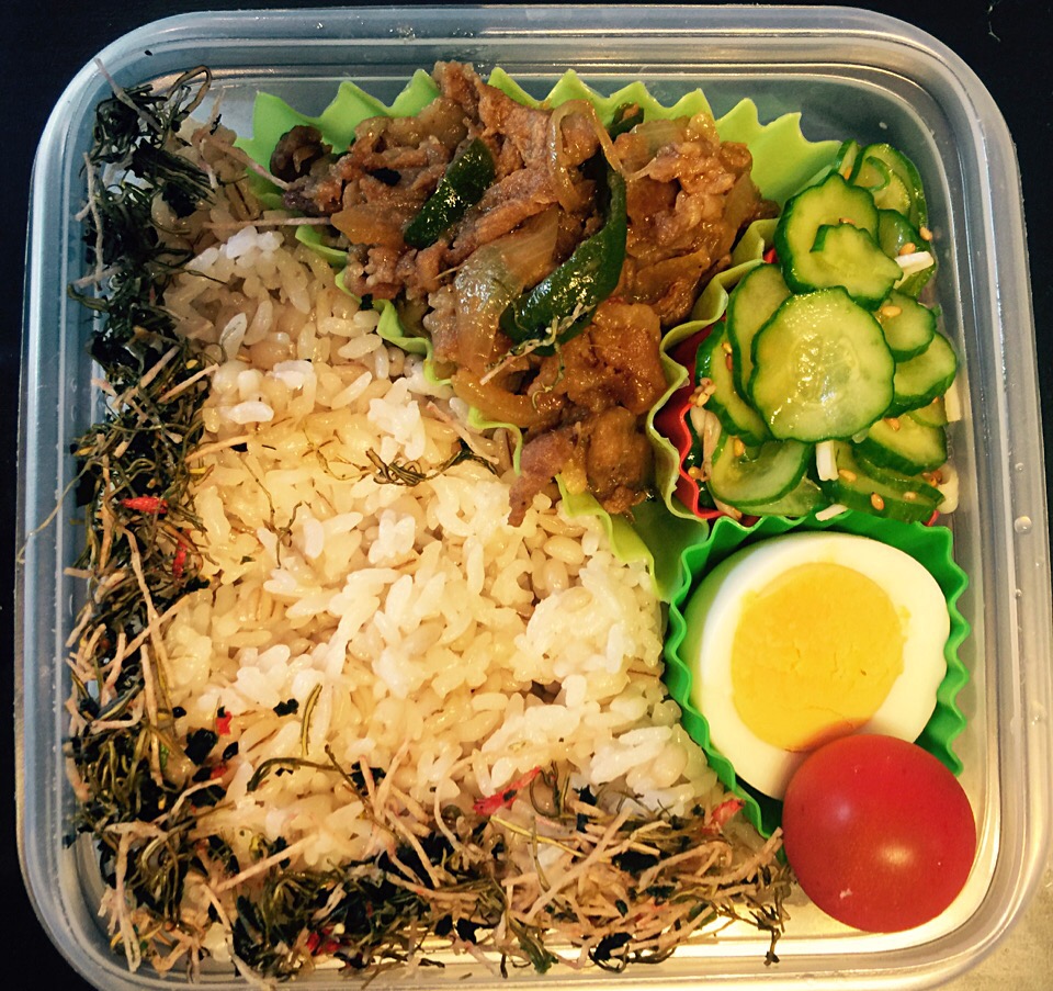 7/3 本日のジップロックお弁? 生姜焼き弁当
#本日のお弁当