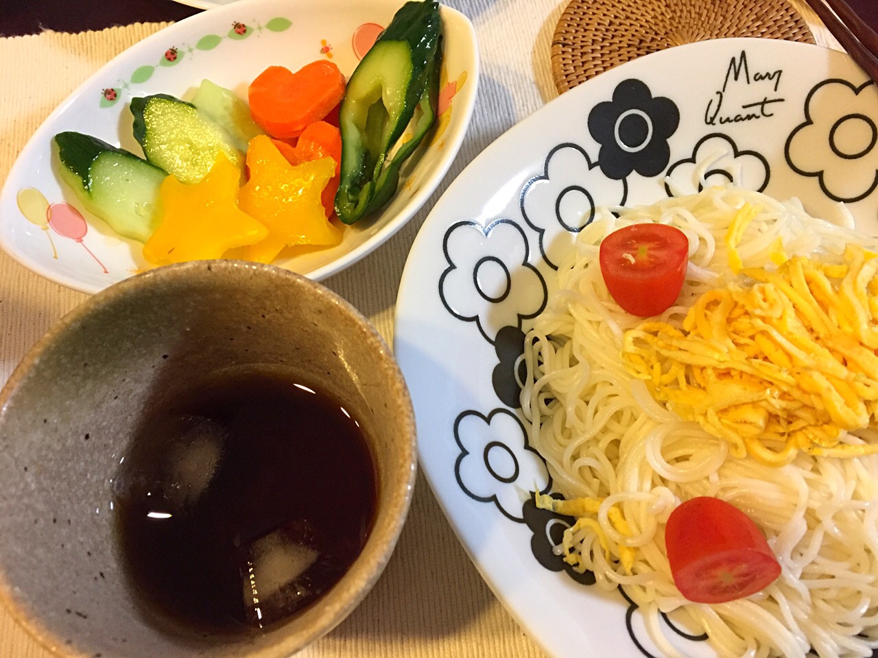 七夕そうめん?七夕ピクルス