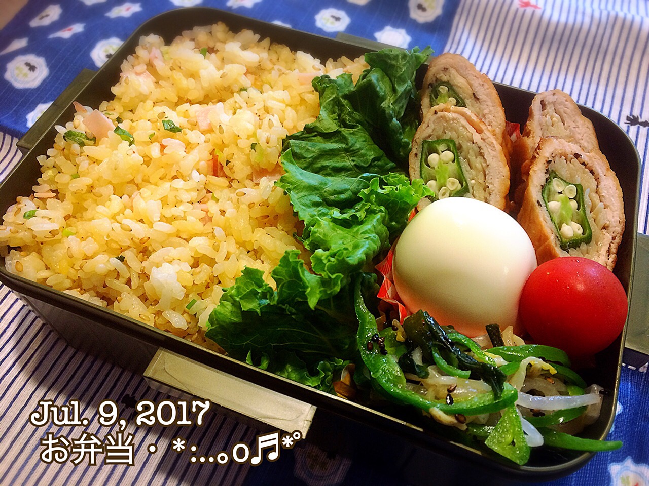 2017/07/09野球弁当♡