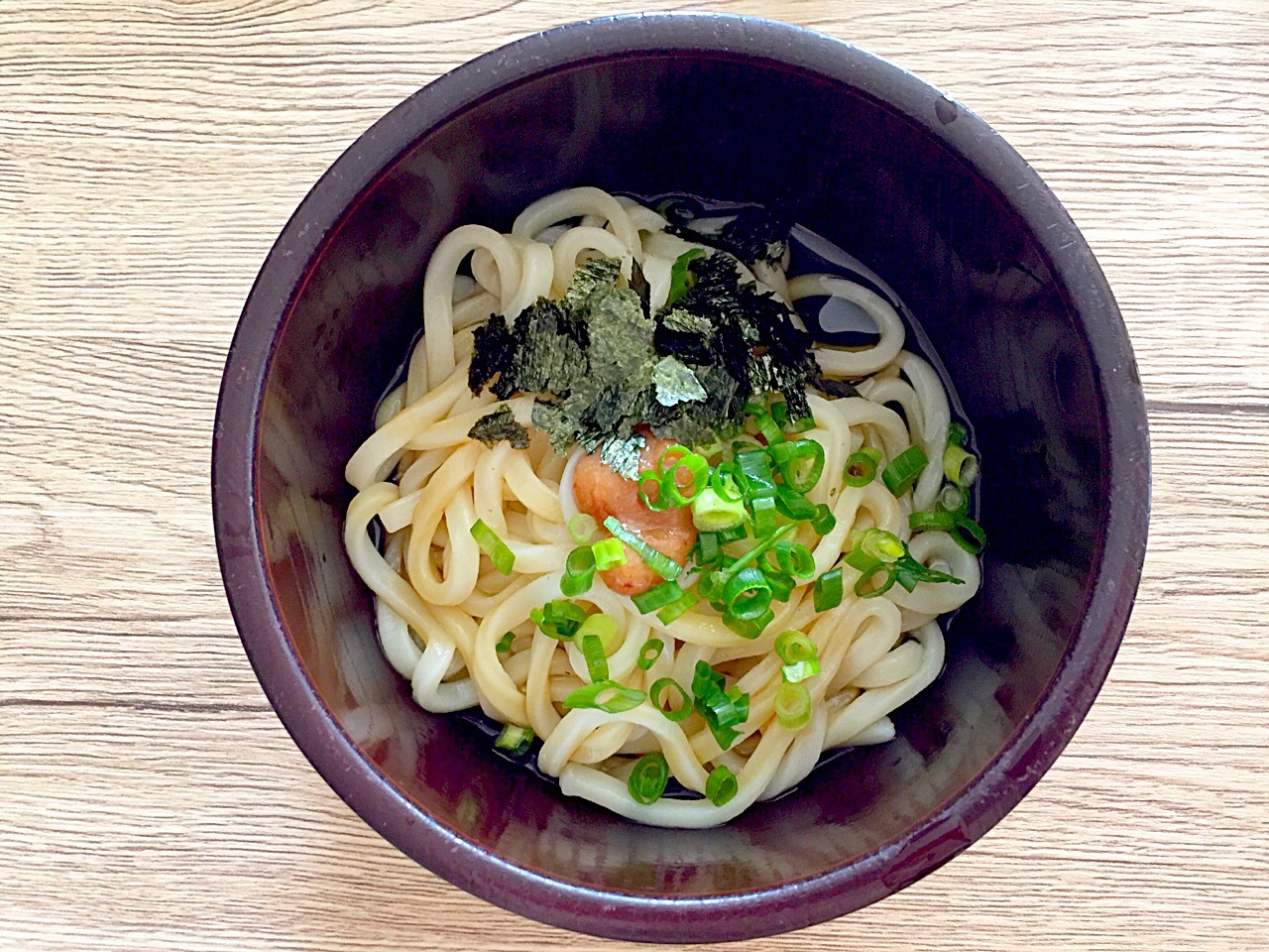 冷やしぶっかけ梅うどん