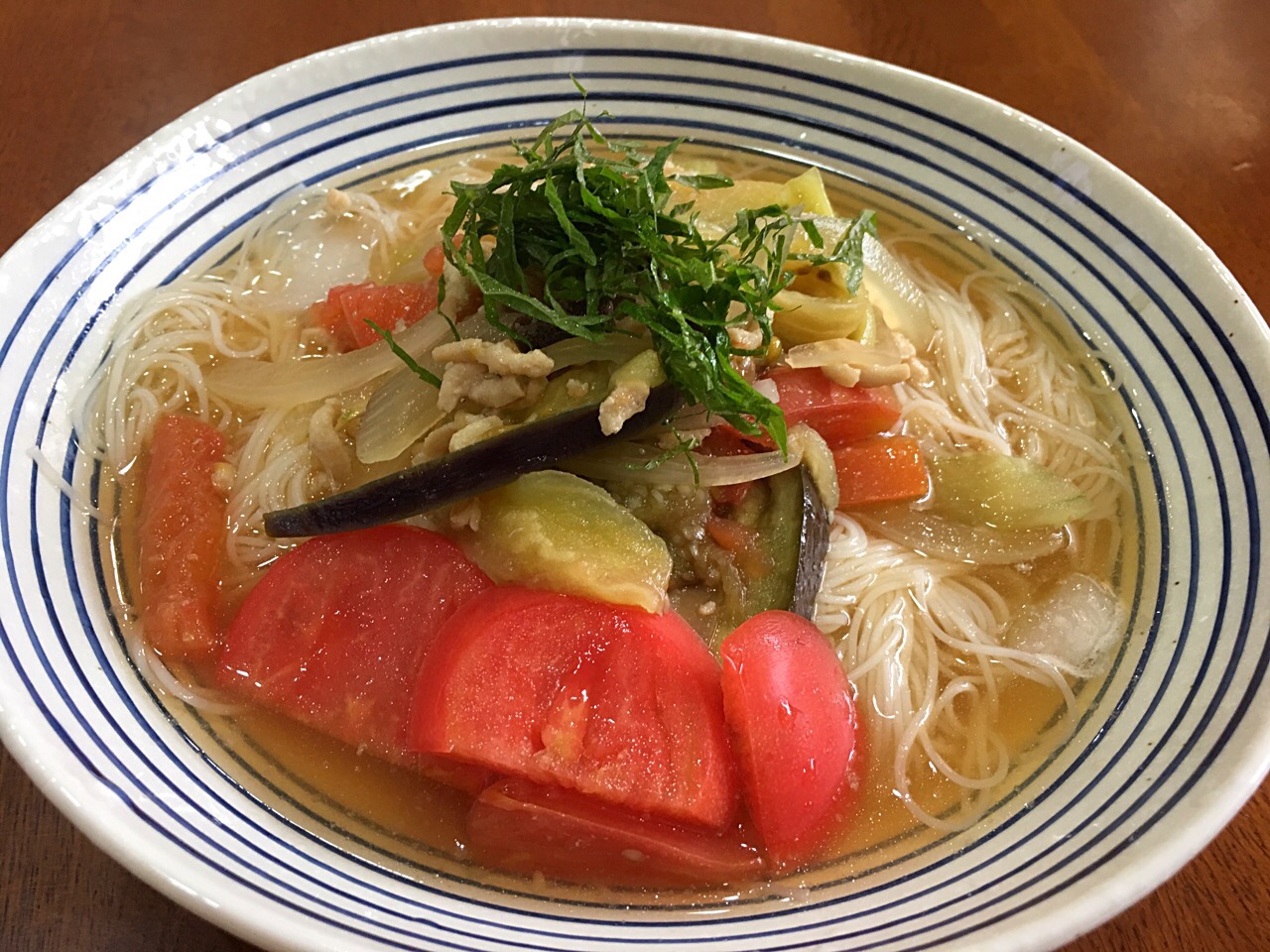 トマトそうめん