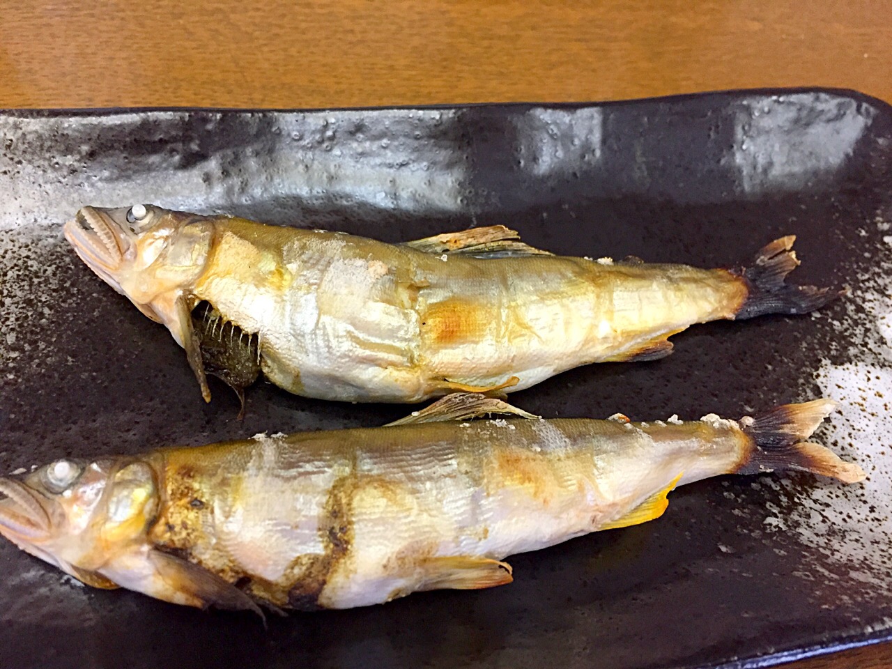 鮎塩焼き