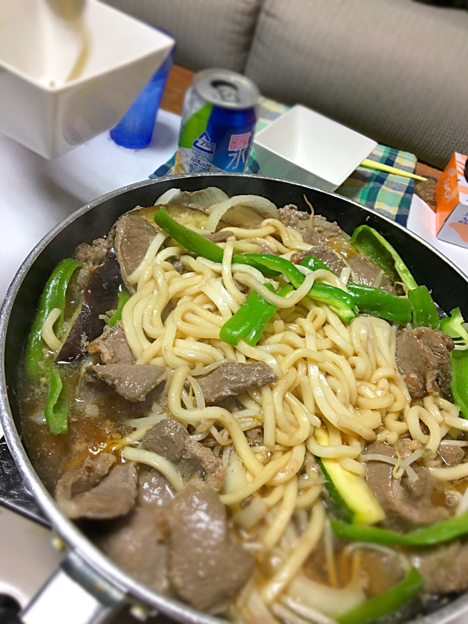 #お夕飯#ジンギスカン鍋 

お夕飯よー！！
今日は、モリモリジンギスカン✨✨